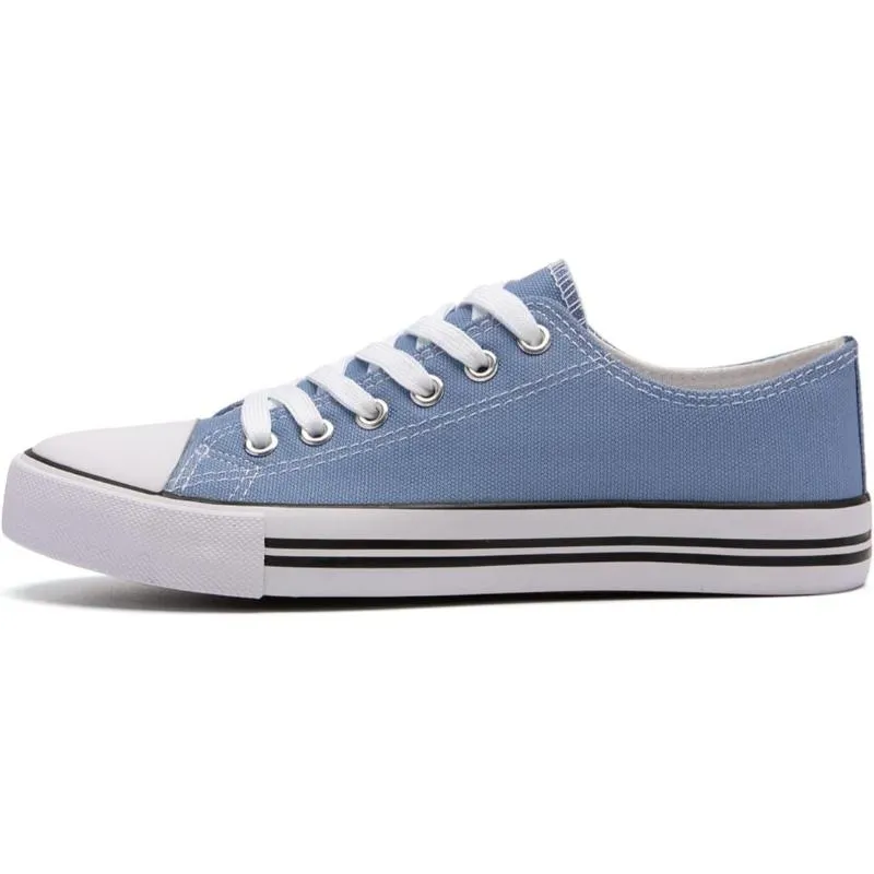 Women's Mono Canvas Lace-Up Sneakers