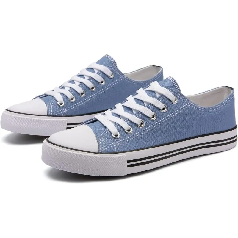 Women's Mono Canvas Lace-Up Sneakers