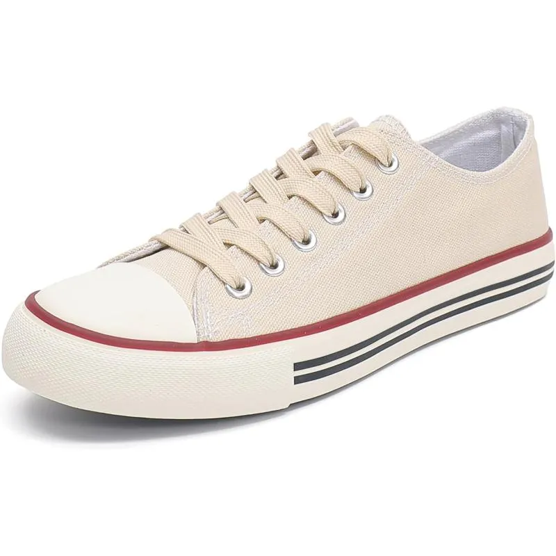 Women's Mono Canvas Lace-Up Sneakers