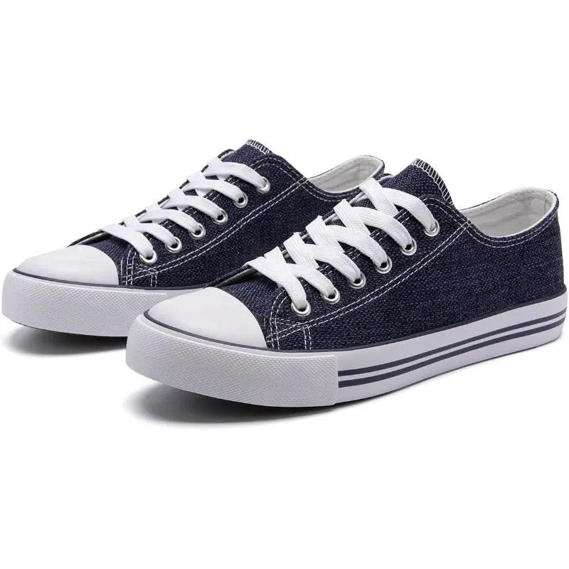 Women's Mono Canvas Lace-Up Sneakers