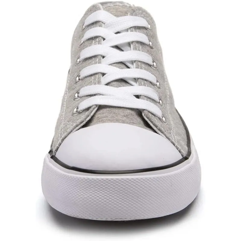 Women's Mono Canvas Lace-Up Sneakers