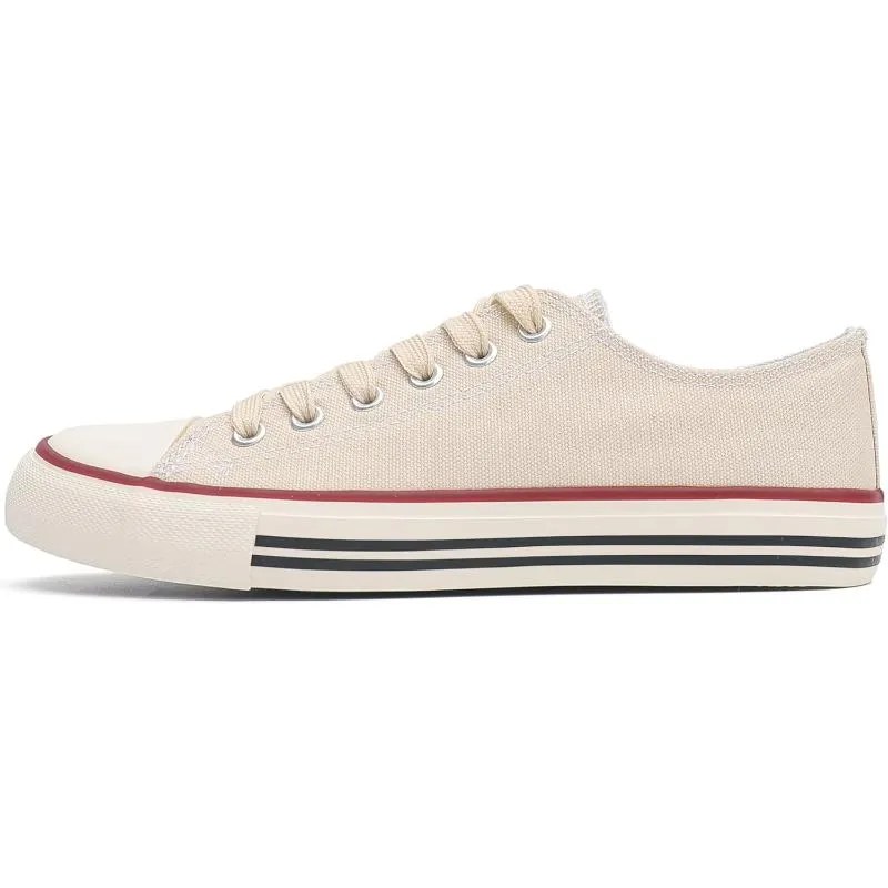 Women's Mono Canvas Lace-Up Sneakers