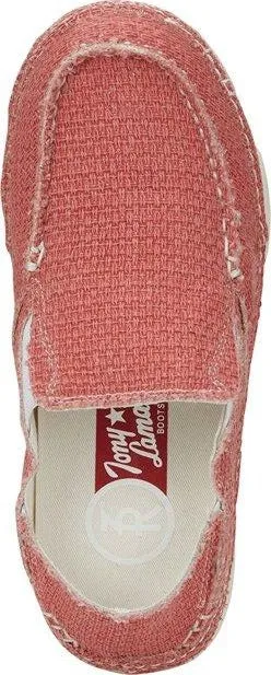 Women's Pink Lindale Round Toe Casual Shoes from Tony Lama