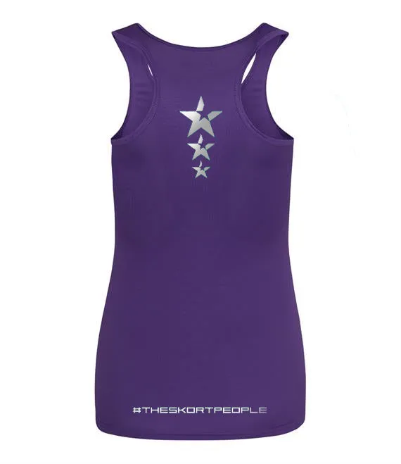 Women's Vest | FLANCI Logo High Viz | Purple