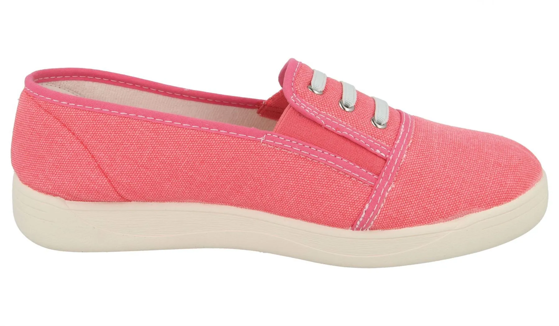 Womens Wide Fit DB Coup Canvas